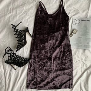 Velvet Mini Dress